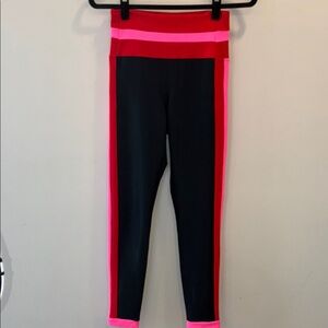 Beach Riot Black and Pink Leggings